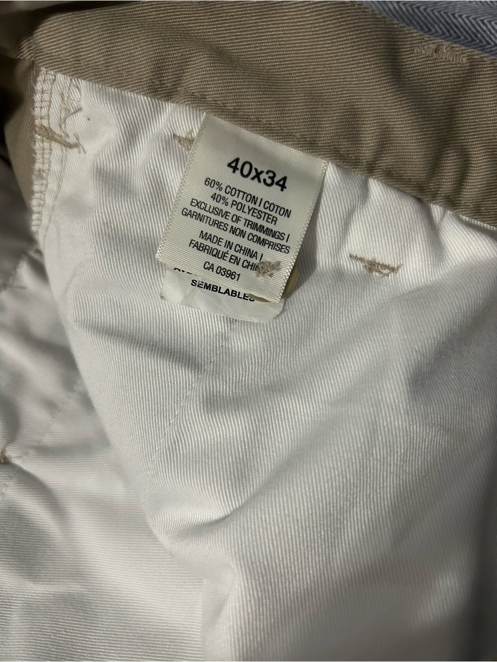 Denver Hayes Men's Pleated Chinos in Khaki - Picture 8 of 11
